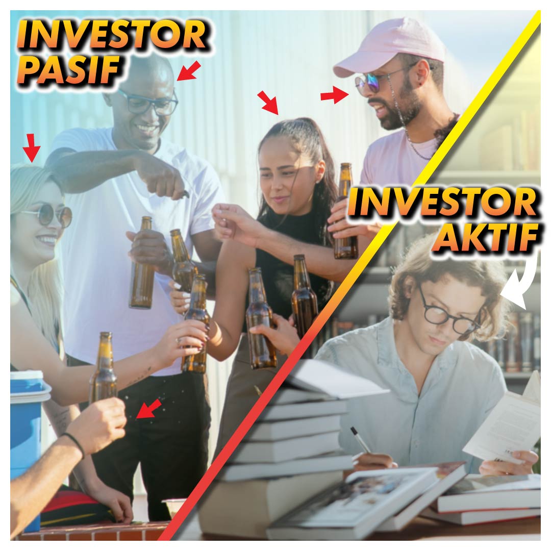 Perbedaan Investor Aktif vs Investor Pasif